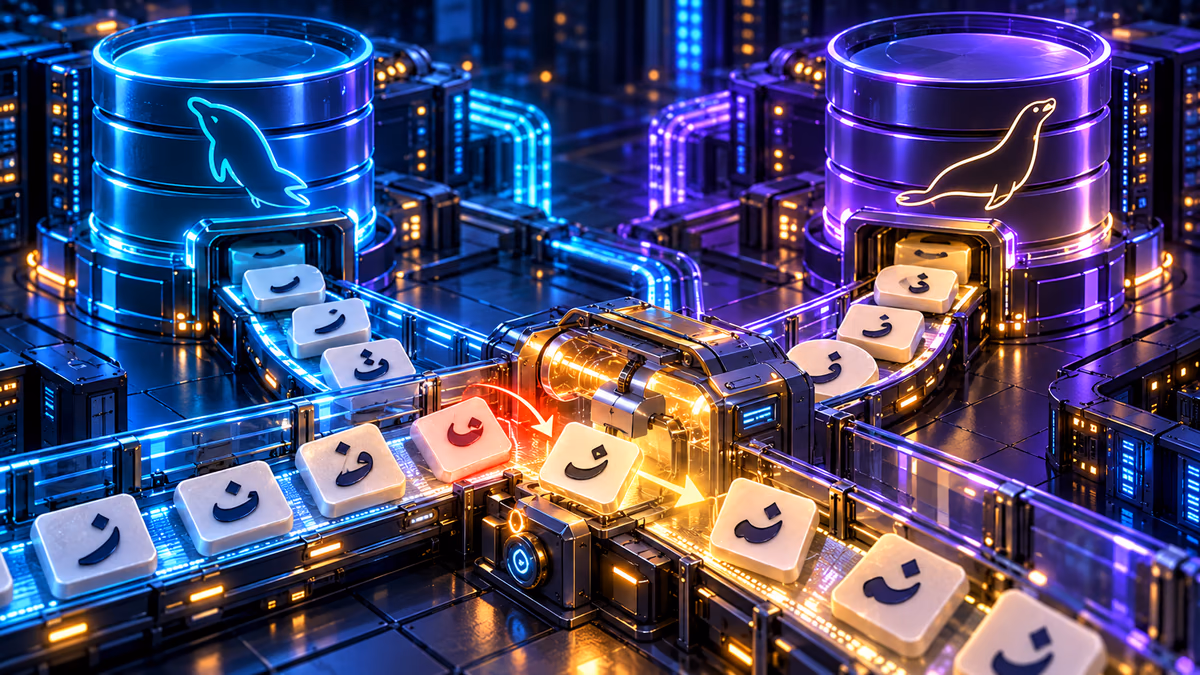 خطای Unknown collation هنگام انتقال MySQL به MariaDB