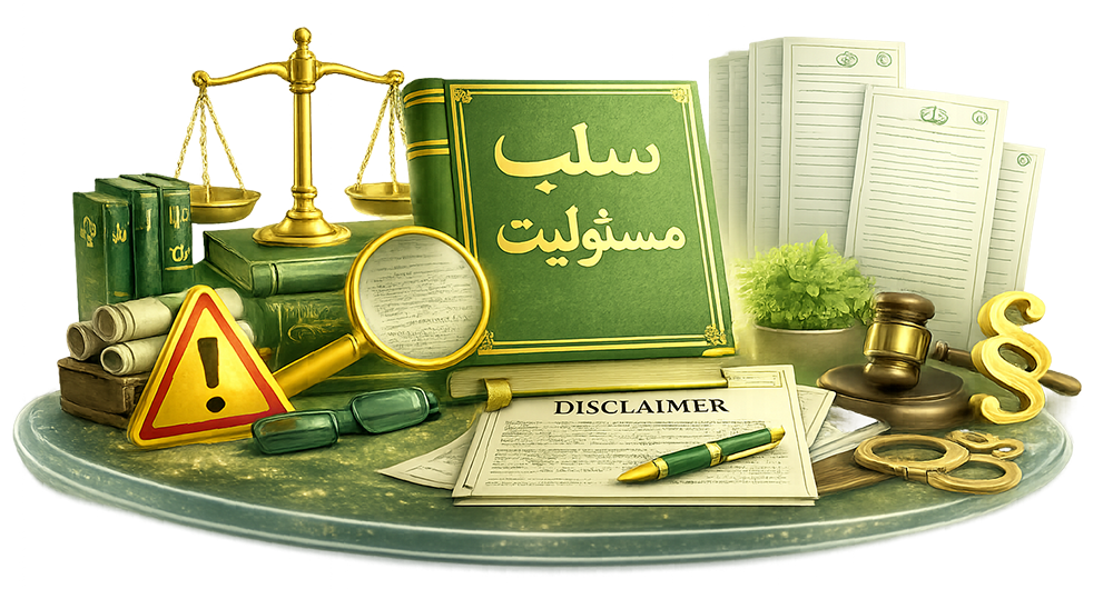 سلب مسئولیت و محدودیت مسئولیت خدمات نتآرام