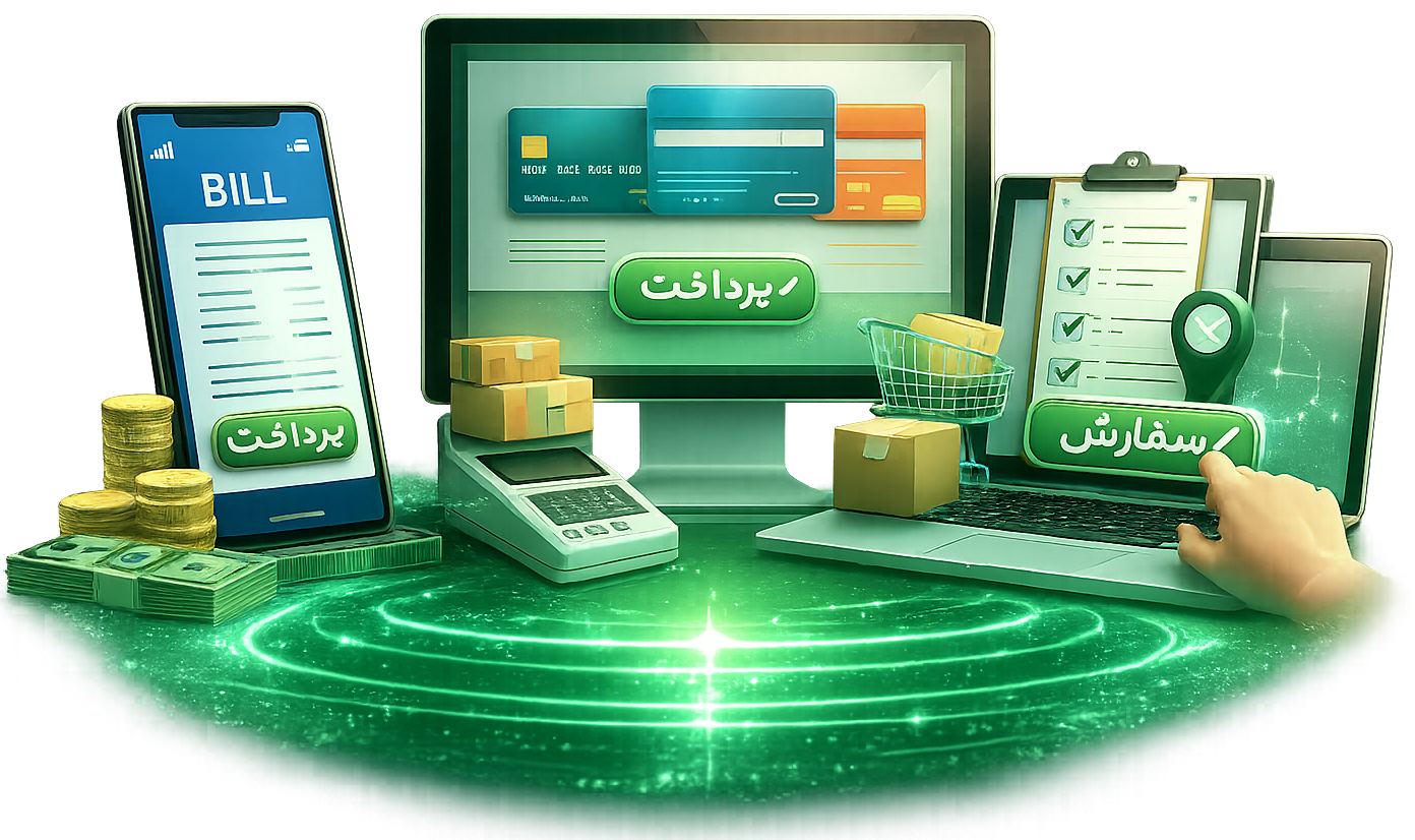 راهنمای نحوه پرداخت، ثبت سفارش جدید، تمدید سرویس و مدیریت صورتحسابهای پرداختشده و پرداختنشده