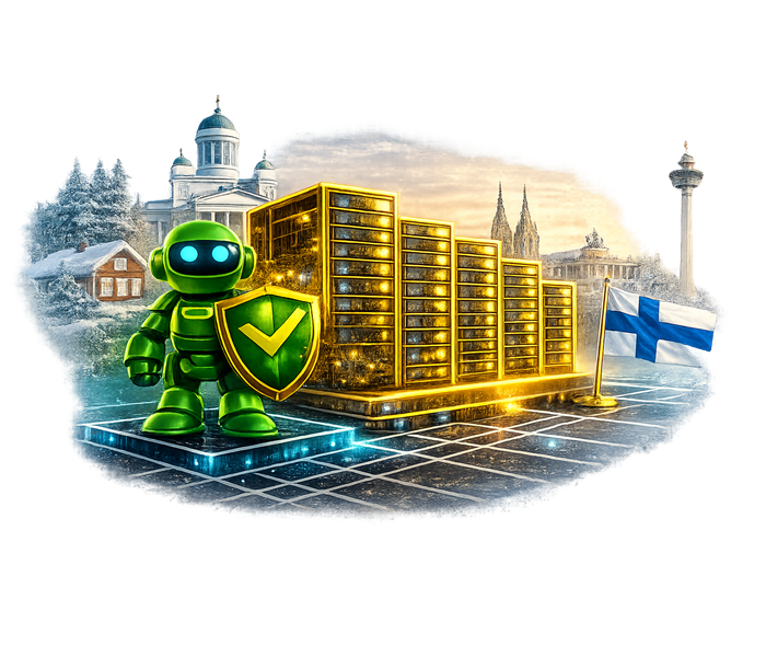 سرور مجازی فنلاند هتزنر (Helsinki) با پایداری نوردیک و دیسک NVMe